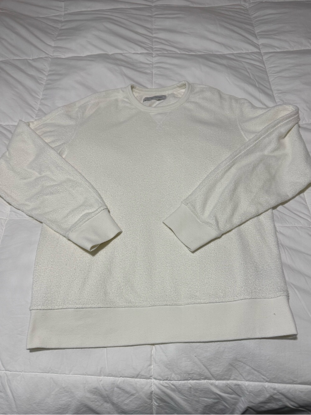 Outerknown Medium Women's Organic Cotton Hemp Crew French Terry Sweater